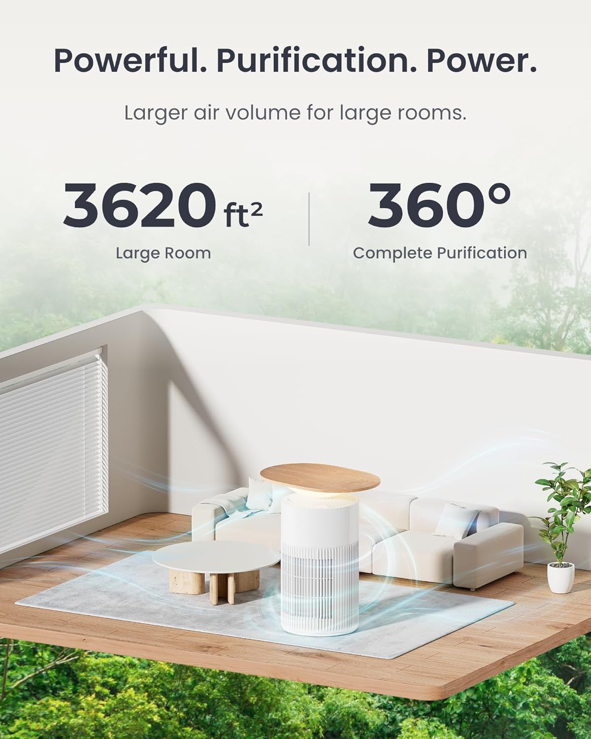 Air Purifier Coffee Table